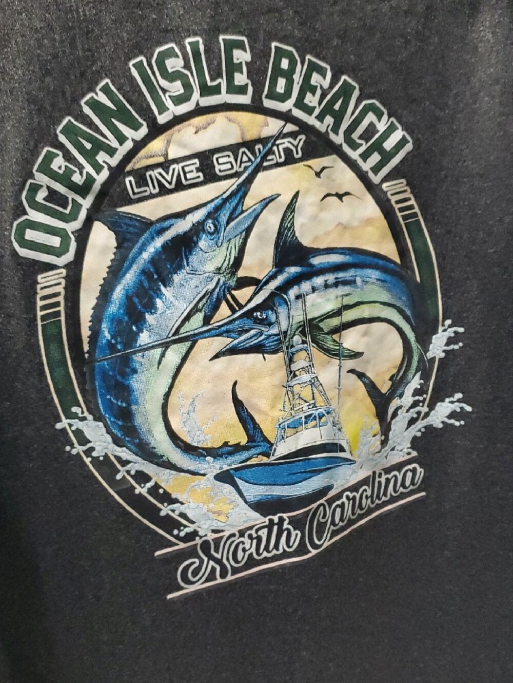 Spicy Tuna Long-Sleeve Graphic Tee - Ocean Isle Beach - Picture 5 of 5